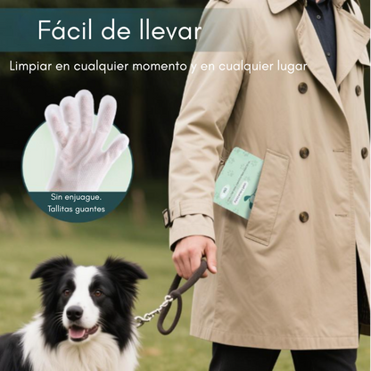 20 Guantes húmedos para mascotas +20 GRATIS