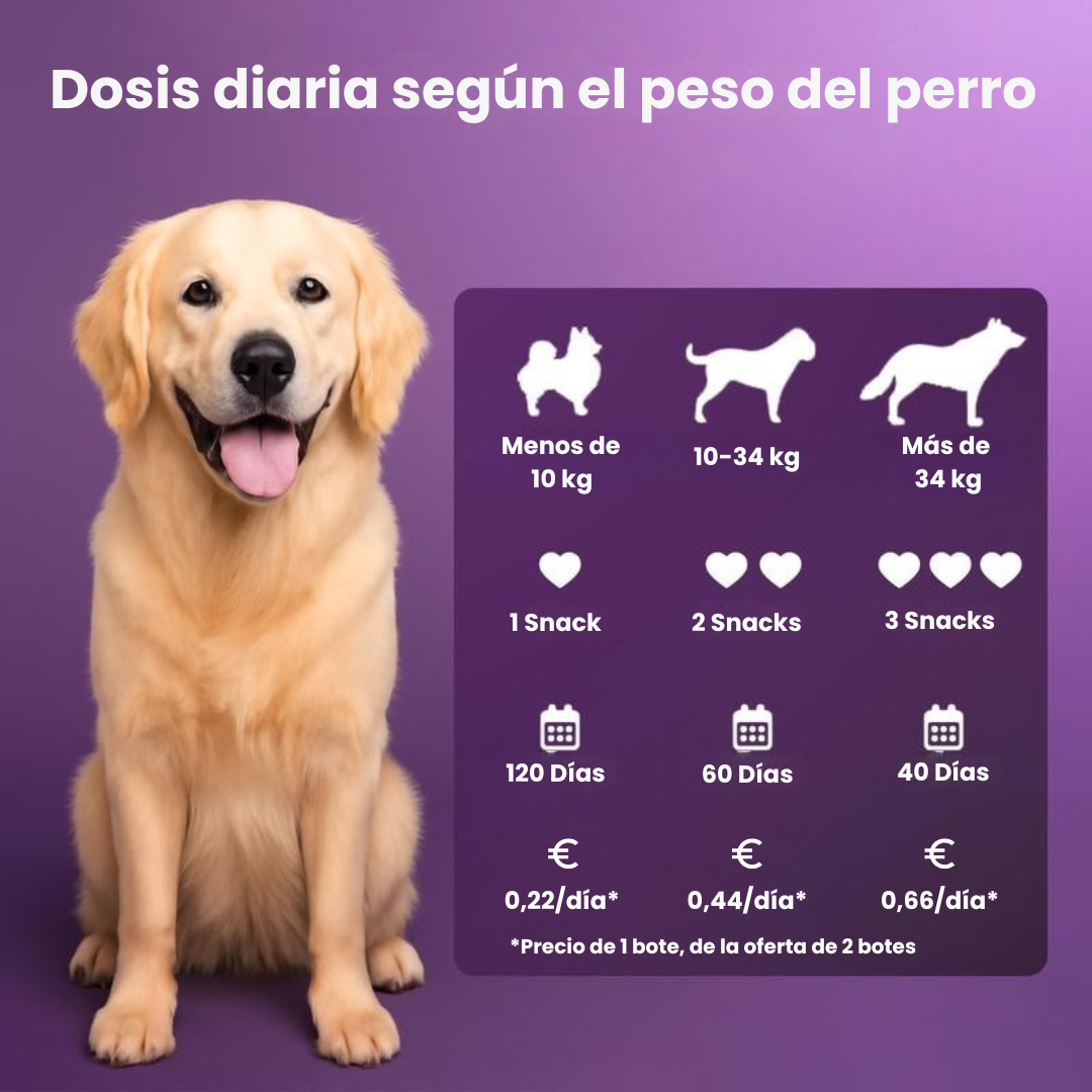 Suplemento LAGA™ - 120 snacks