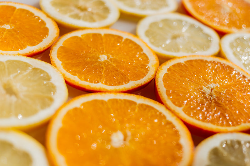 Ácido cítrico y vitamina C